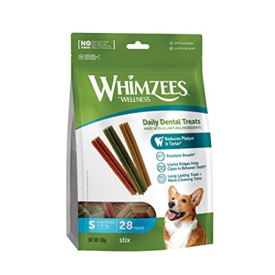 WHIMZEES By Wellness Stix, Dog Dental Sticks, 28…