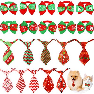 Syhood Christmas Dog Bowties