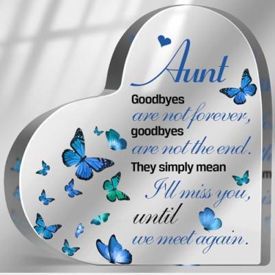 Sympathy & Memorial Plaque for Aunt