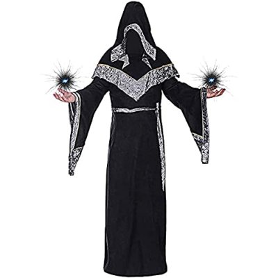 Mystic Sorcerer Robe Halloween Cosplay Costumes…