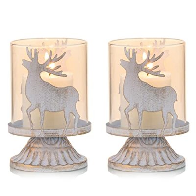 Sziqiqi Vintage Candle Holders, Deer