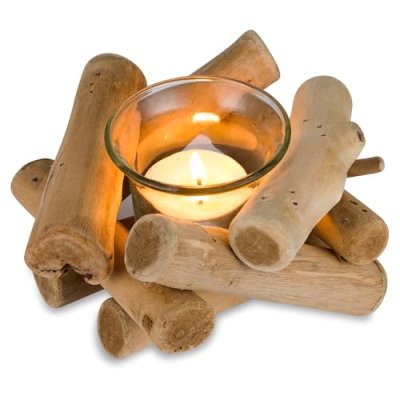 Sziqiqi Wooden Tea Light Holders